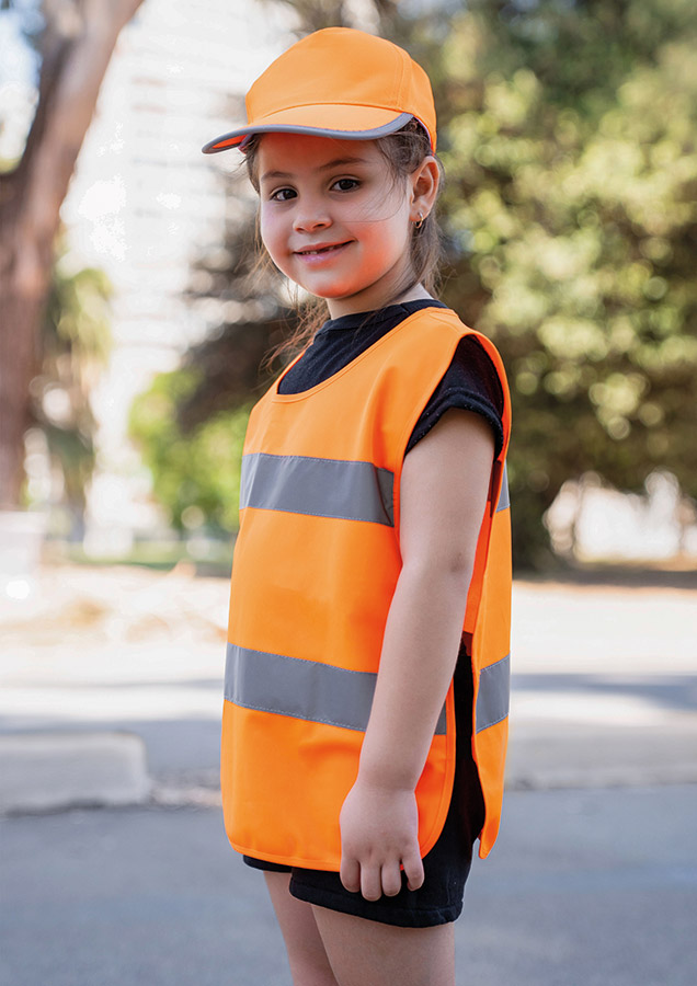 Korntex® Funktionaler Kinderponcho „Amigo“ - Orange - M