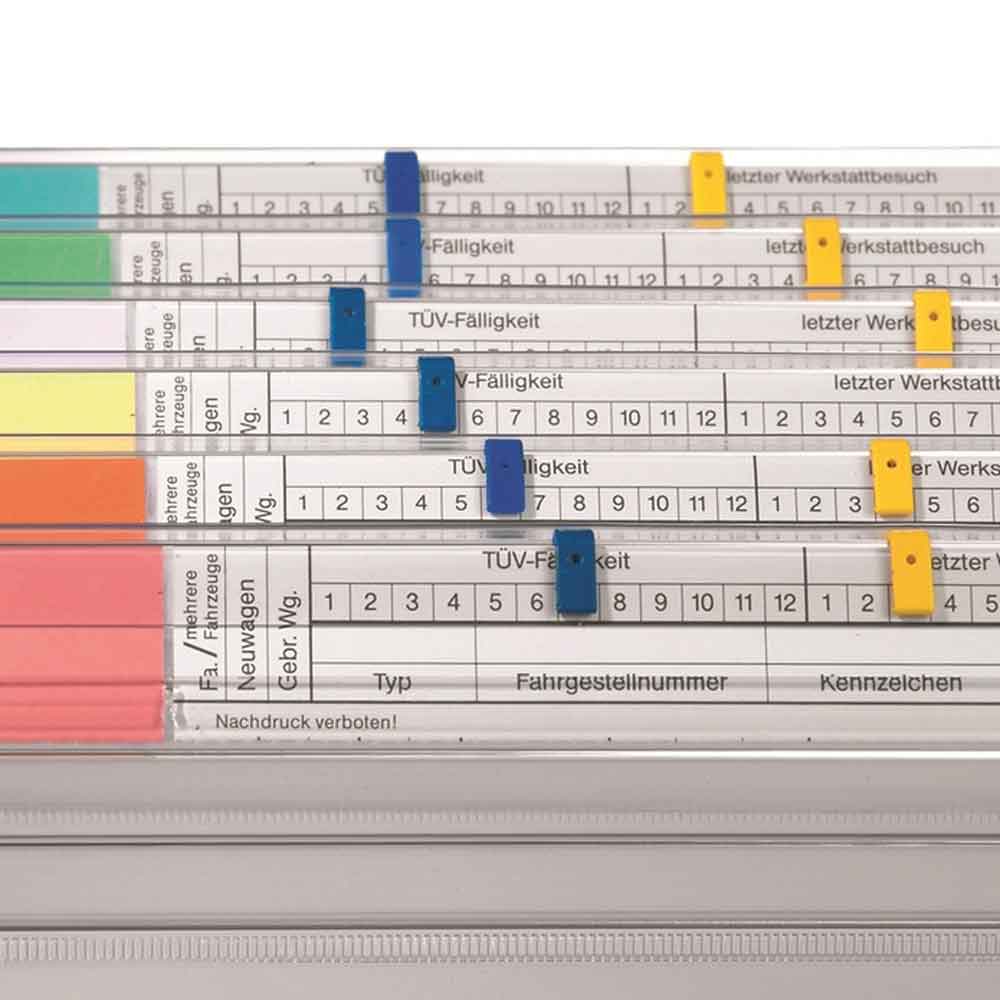 Signal-Aufstecker für Organisationsleiste - VISIMAP / Personalhefter - Farbig