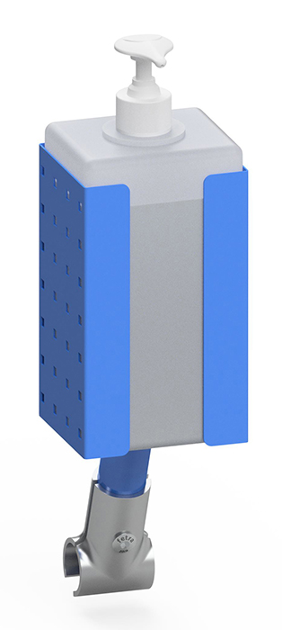 1393-E1000_live-2e01d8 Flaschenhalterung - B 96 x H 284 x T 152 mm - Zubehör für Euro-Flaschen
