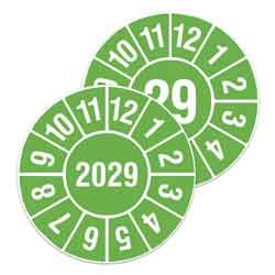 Jahresprüfplaketten