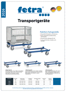 Flyer Palettentransport
