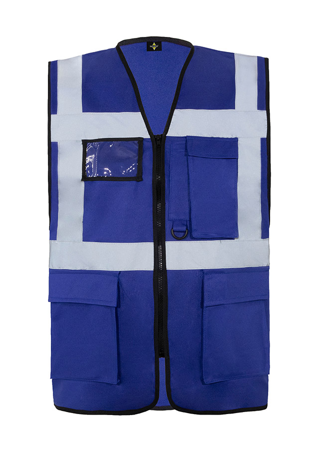 Korntex® Comfort Warnweste „Hamburg“ - Multifunktional - Weiß - M