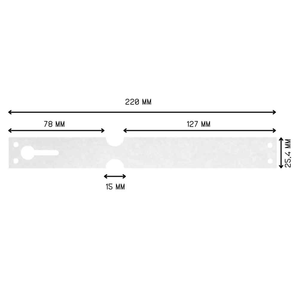 Tyvek Schlaufenetiketten - Format 220 x 25,4 mm - 1000 Etiketten - in mehreren Farben
