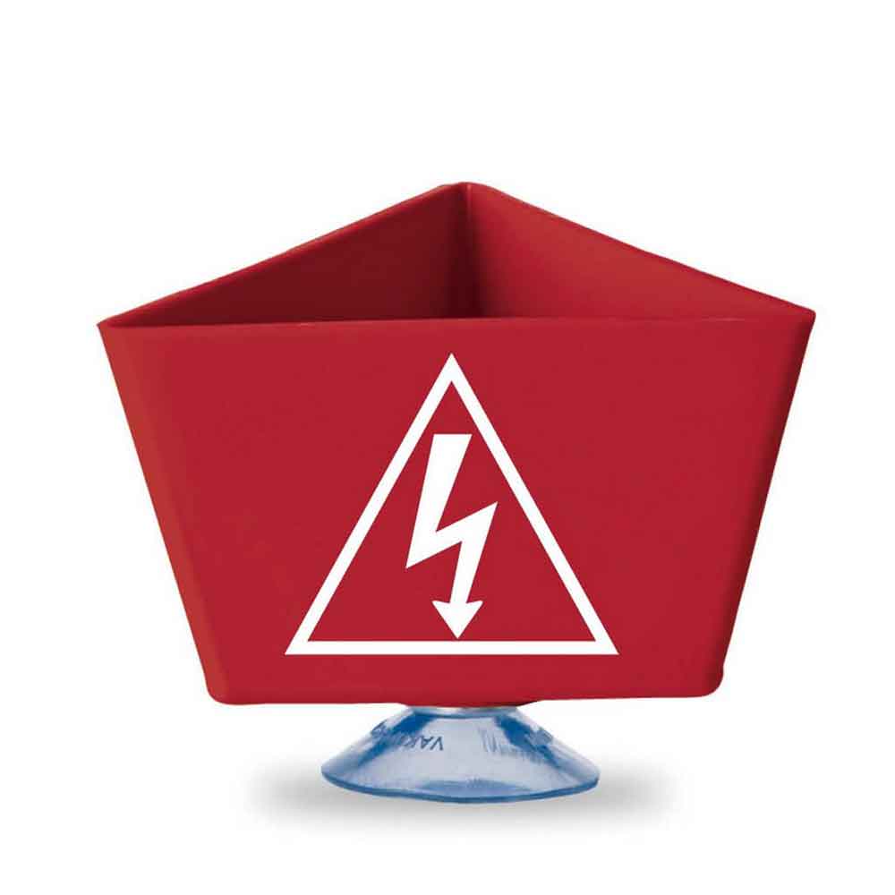 30-41-019-0-00-02-017-kennzeichnungstraeger-hochvolt-blitz-symbol-rot-36c826 Kennzeichnungsträger - Motiv: "Blitz-Symbol" - mit Saugnapf - 2 Farben