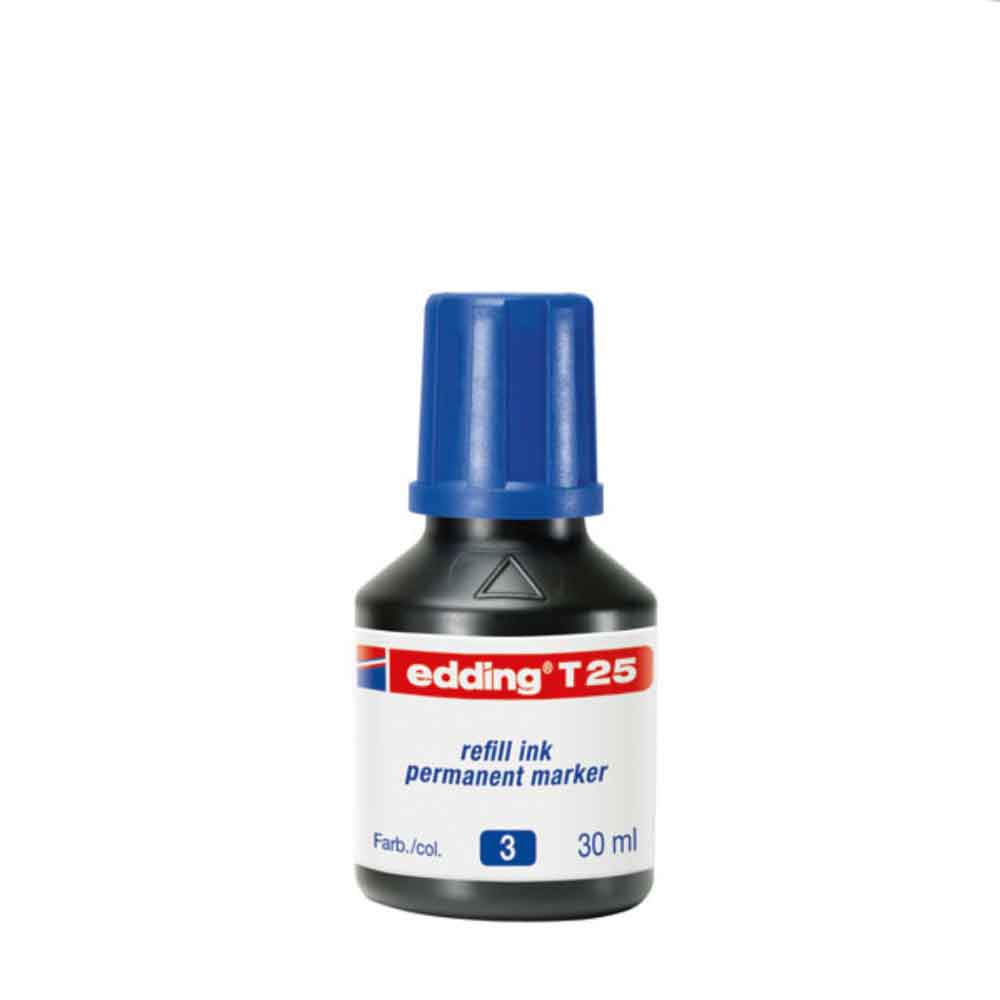 Edding T25 Nachfülltinte für Permanentmarker - in 4 Farben Edding T25 Nachfülltinte für Permanentmarker - in 4 Farben