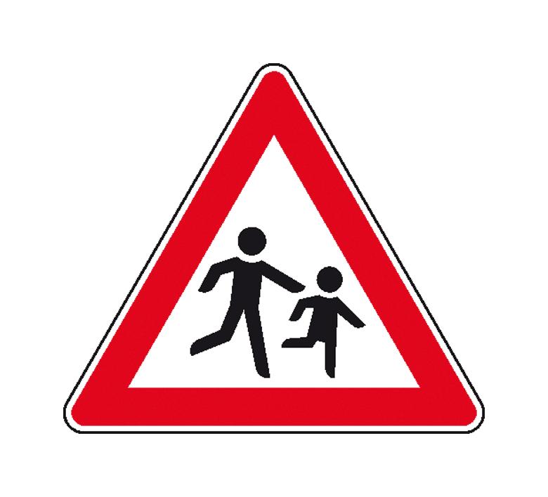 39-20-185-0-00-058-verkehrszeichen-stvo-kinder-aufstellung-links-535895-9ce03a Verkehrszeichen - StVO - Kinder (Aufstellung links) - 2 Größen