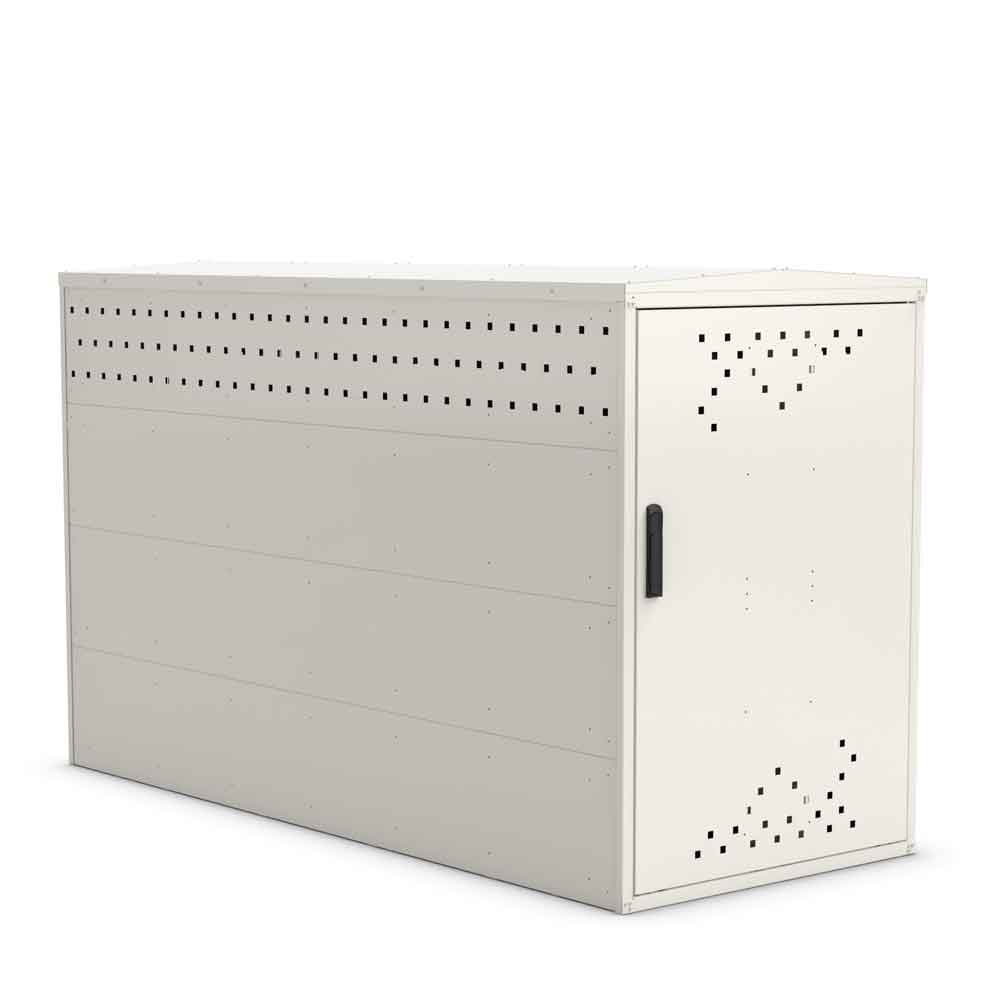 Fahrradgarage BikeBox 1 G - Stahlblechkonstruktion mit Giebeldach - RAL-Farbe nach Wahl Fahrradgarage BikeBox 1 G - Stahlblechkonstruktion mit Giebeldach - RAL-Farbe nach Wahl