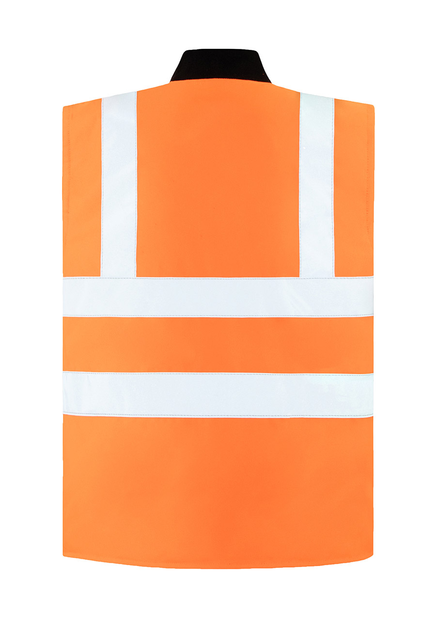 Korntex® Hi-Vis 2 in 1 Bodywarmer „Ural“ - Signal-Orange - XXL