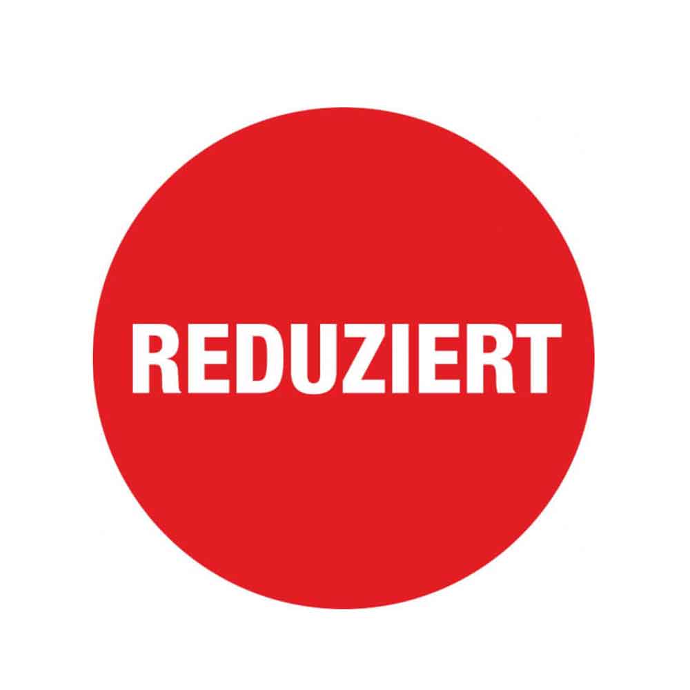 Hinweisschild - REDUZIERT - auf der Rolle Hinweisschild - REDUZIERT - auf der Rolle