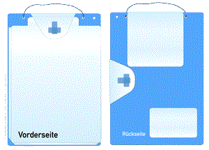 Detailzeichnung der Auftragstasche Maxi