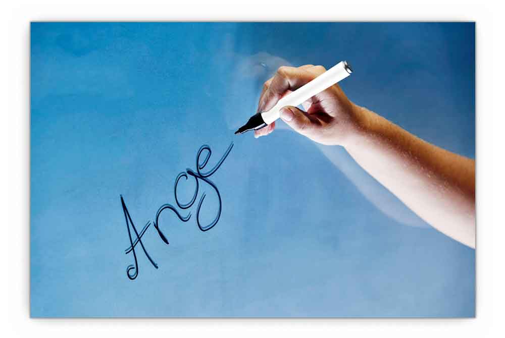 Glasboard rahmenlos - magnethaftend