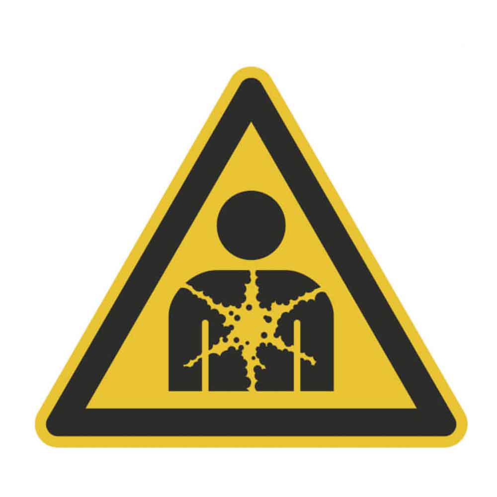 Warnschild - Warnung vor gesundheitsschädlichen Stoffen oder Gemischen Warnschild - Warnung vor gesundheitsschädlichen Stoffen oder Gemischen