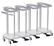 BOI Wäschesammler 4-fach ohne Deckel