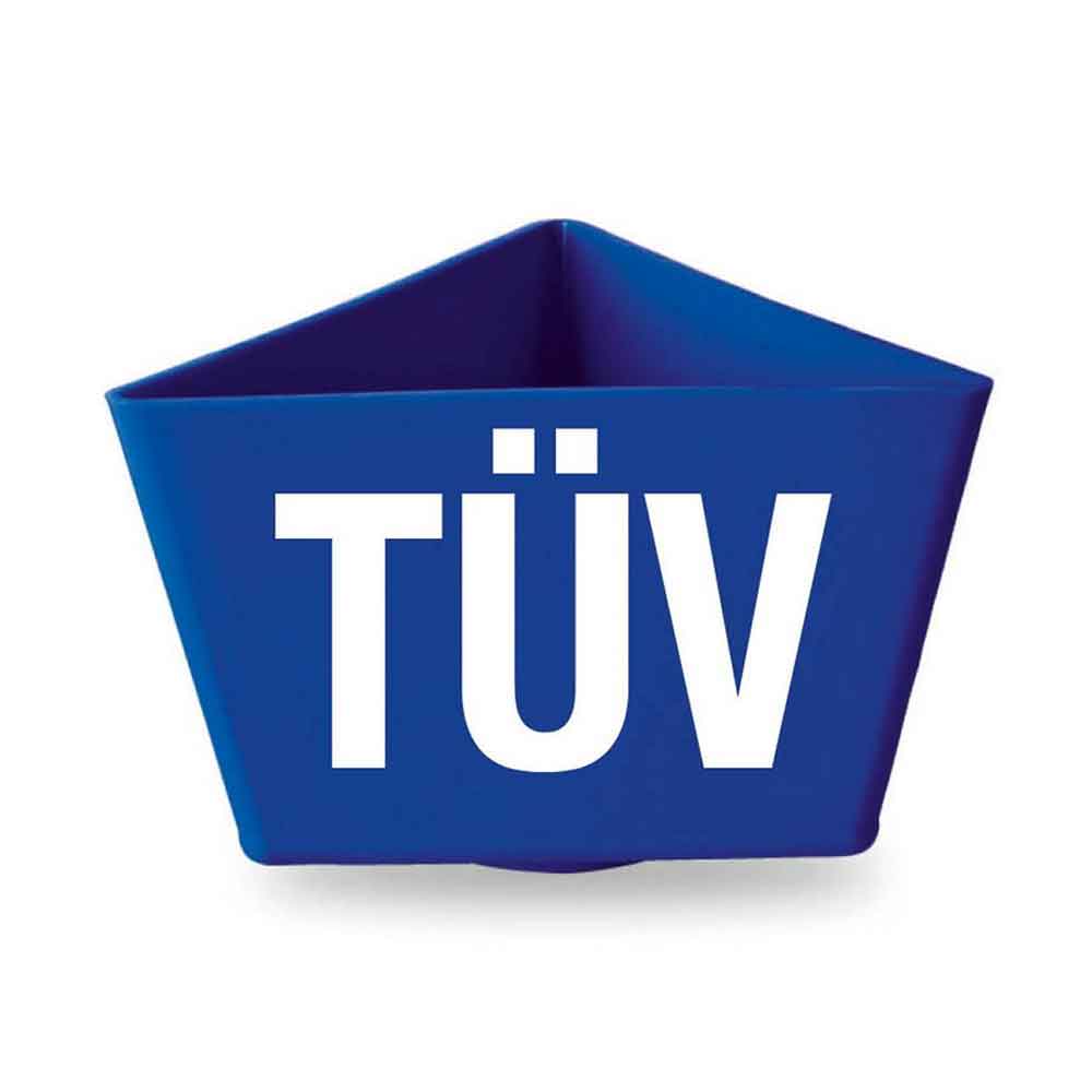 Kennzeichnungsträger - "TÜV" - ohne Bodenhaftung - 3 Farben