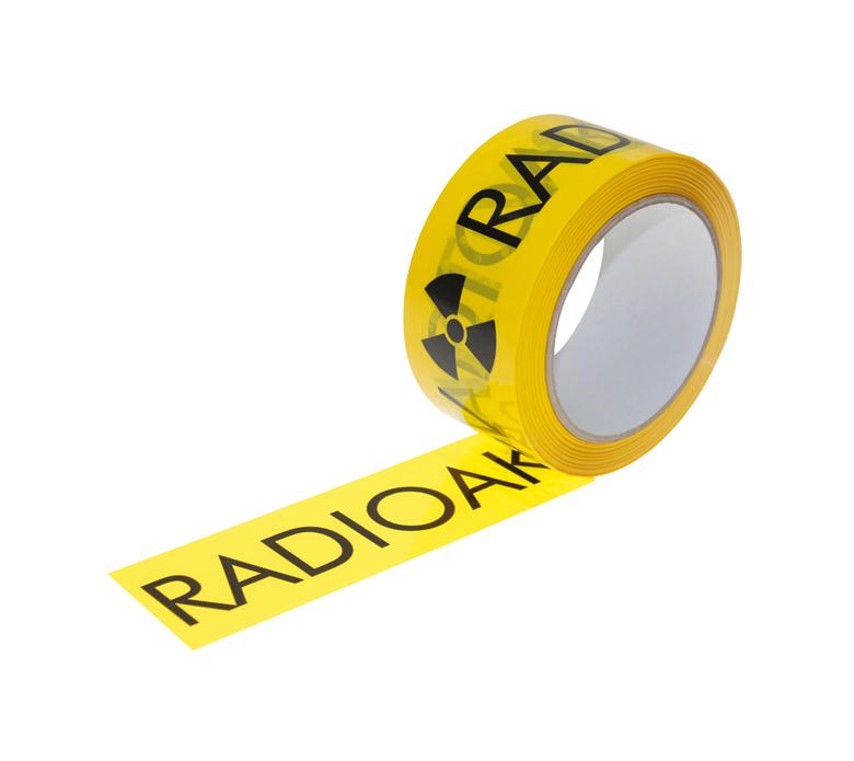Warnmarkierungsband - Strahlenschutz - RADIOAKTIV - Selbstklebend