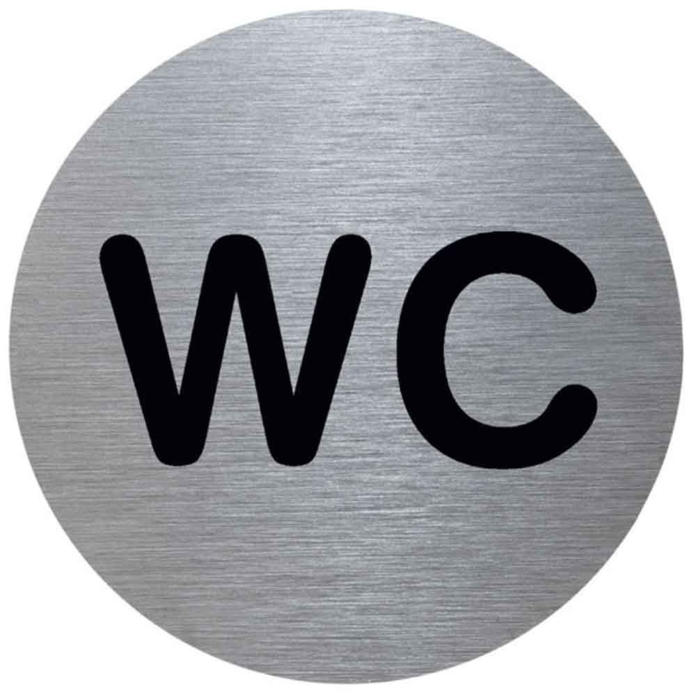 Tello Türschild - rund - Aluminium - verschiedene Symbole und Texte Tello Türschild - rund - Aluminium - verschiedene Symbole und Texte