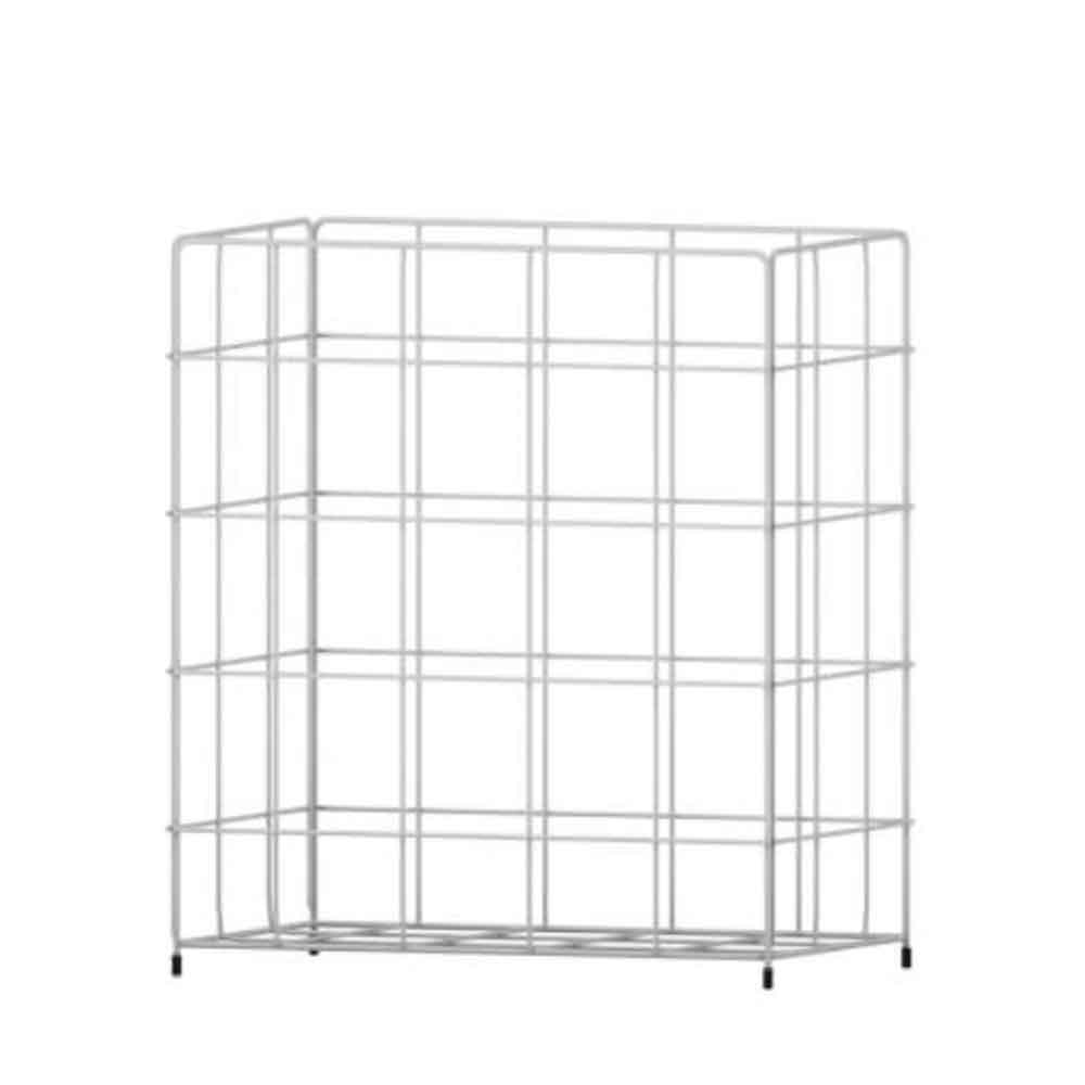 Drahtgitter Wäsche-/Handtuchkorb aus Edelstahl