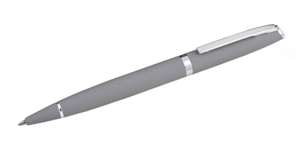 Metall-Drehkugelschreiber "MONACO" - mit Soft-Touch-Schaft Metall-Drehkugelschreiber "MONACO" - mit Soft-Touch-Schaft