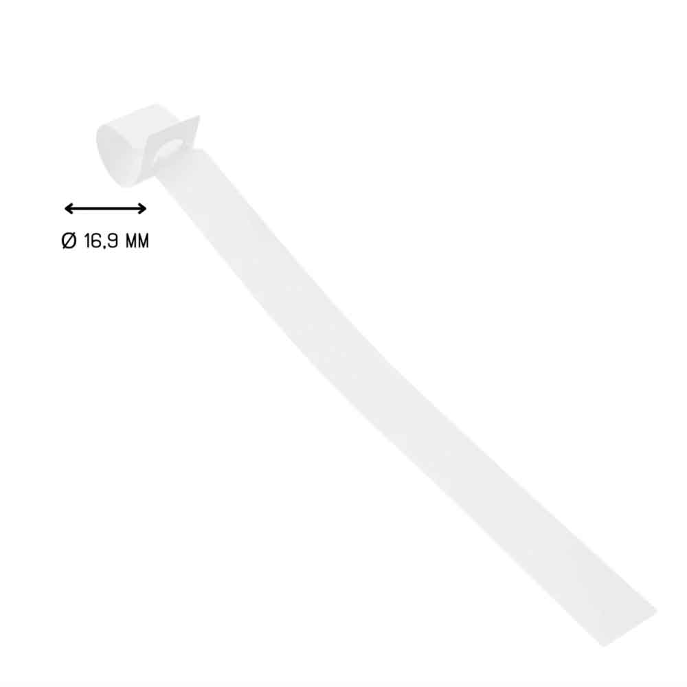 PVC-Schlaufenetiketten auf der Rolle - Format 200 x 13 mm - 1000 Etiketten
