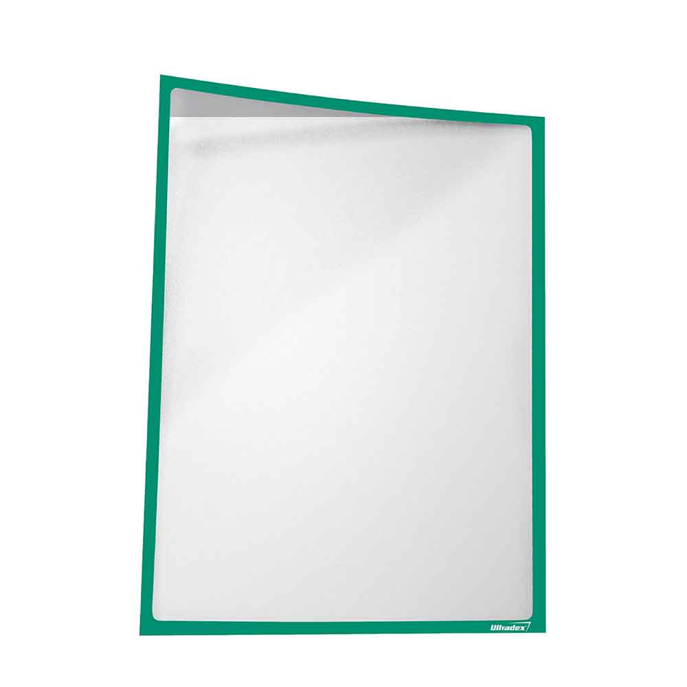 30-11-312-1-00-03-060-infotaschen-magnetisch-gruen-ef3c02 Infotaschen magnetisch haftend für Formate DIN A6 bis DIN A1 - 11 Farben