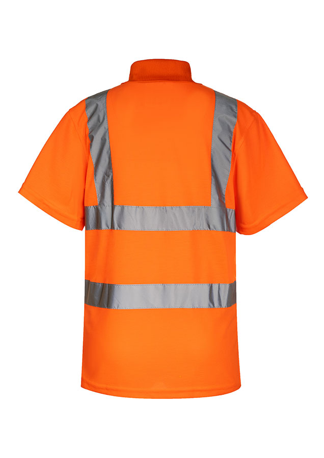 Korntex® Hi-Vis Polo-Shirt „Liverpool“ - Signal-Orange - 5XL