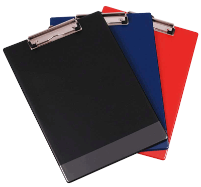 Klemmbretter in vielen Varianten und Farben