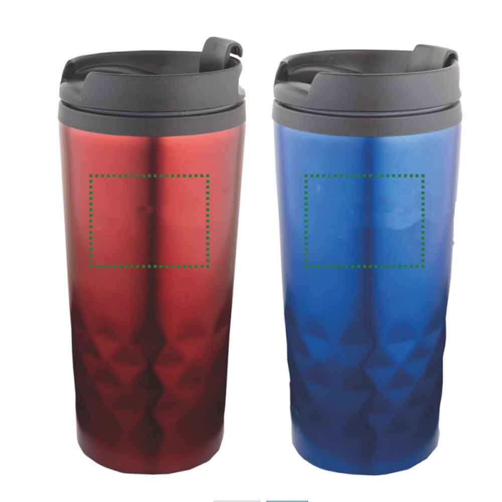 Thermo-Trinkbecher "OUTDOOR" - doppelwandig mit Schraubdeckel - 2 Farben Thermo-Trinkbecher "OUTDOOR" - doppelwandig mit Schraubdeckel - 2 Farben