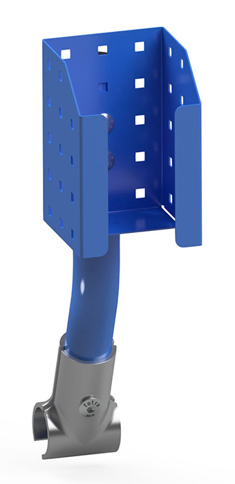 1393-B0500-8da74b Flaschenhalterung - B 73 x H 259 x T 144 mm - Zubehör für Bode-Flaschen