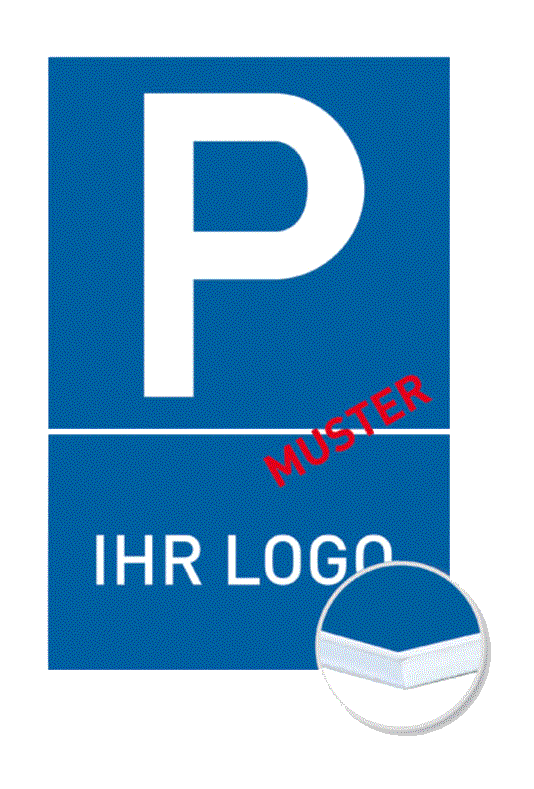 Parkplatz Individueller Text
