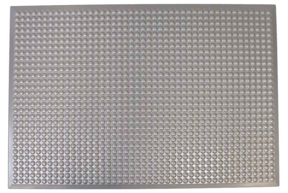 Arbeitsplatzmatte Ergomat Infinity Bubble Stainless - 60 x 60 cm bis 60 x 900 cm
