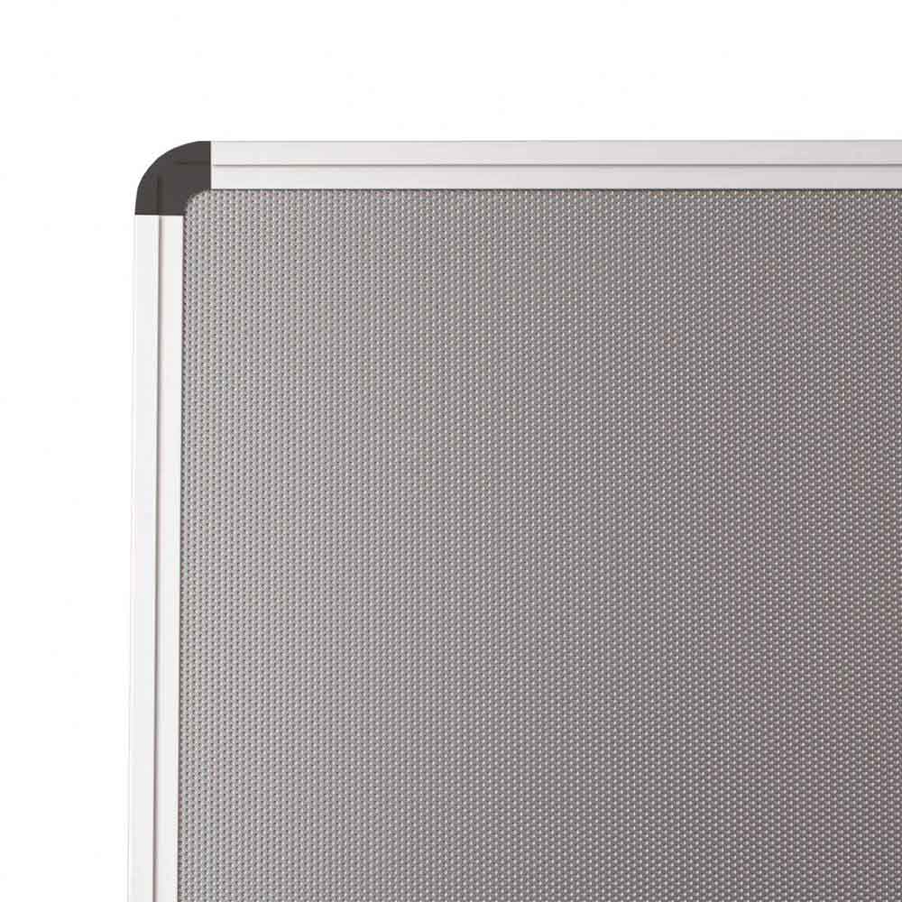 Wandtafel Duotex 2.0 - Edelstahl-Lochblech-Oberfläche