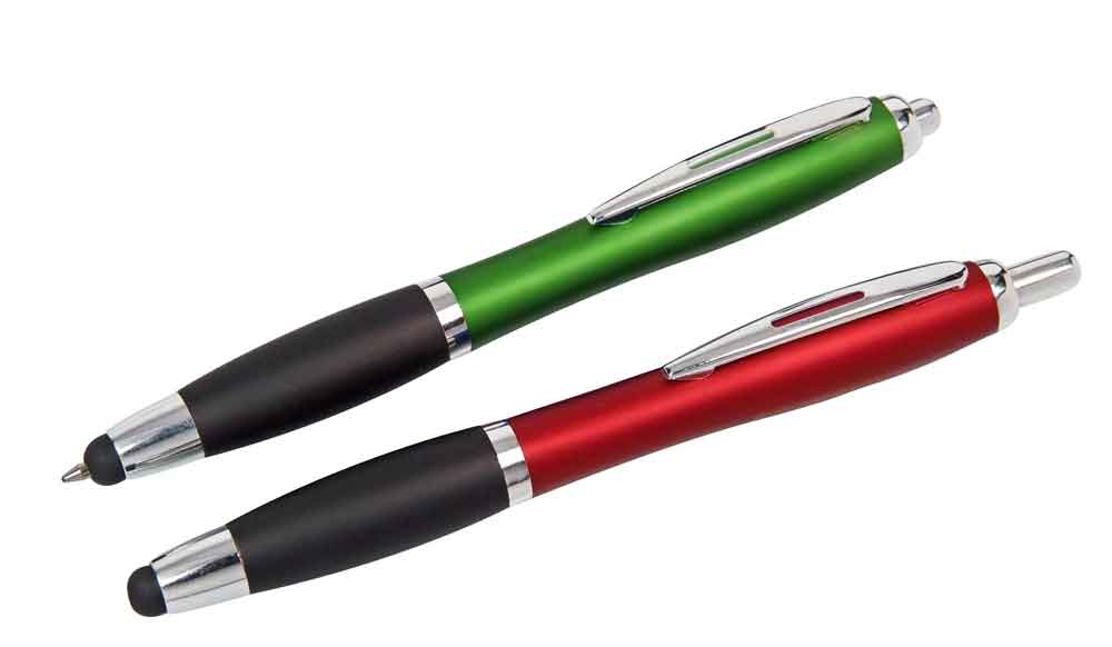 Druckkugelschreiber "TOUCH-PEN II" - Metallclip