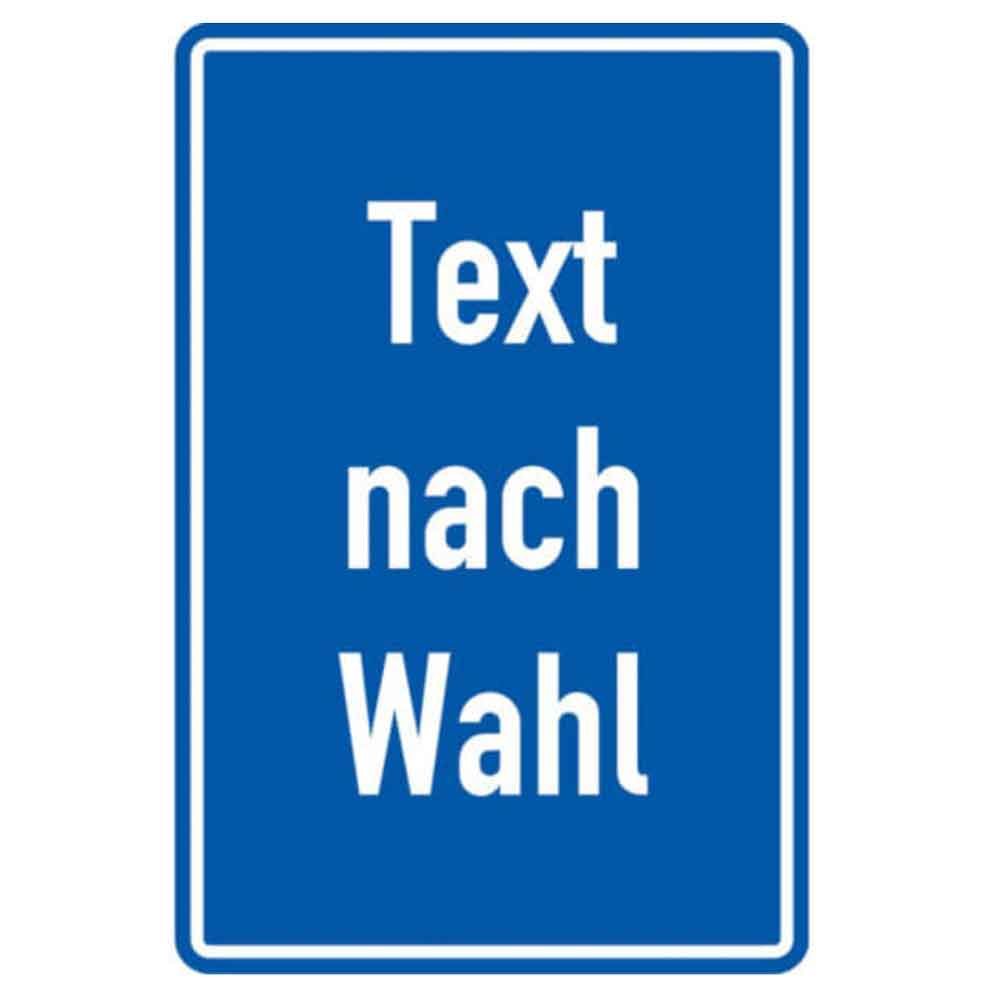 Individuell gefertigtes Folienschild - in vielen Größen - mit Wunschtext und Grundfarbe nach Wahl Individuell gefertigtes Folienschild - in vielen Größen - mit Wunschtext und Grundfarbe nach Wahl