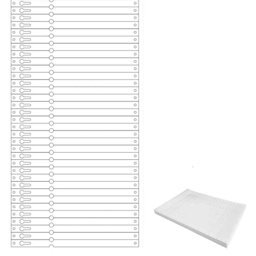 Tyvek®-Schlaufen-Etiketten - Format 220 x 13 mm - 8 Farben