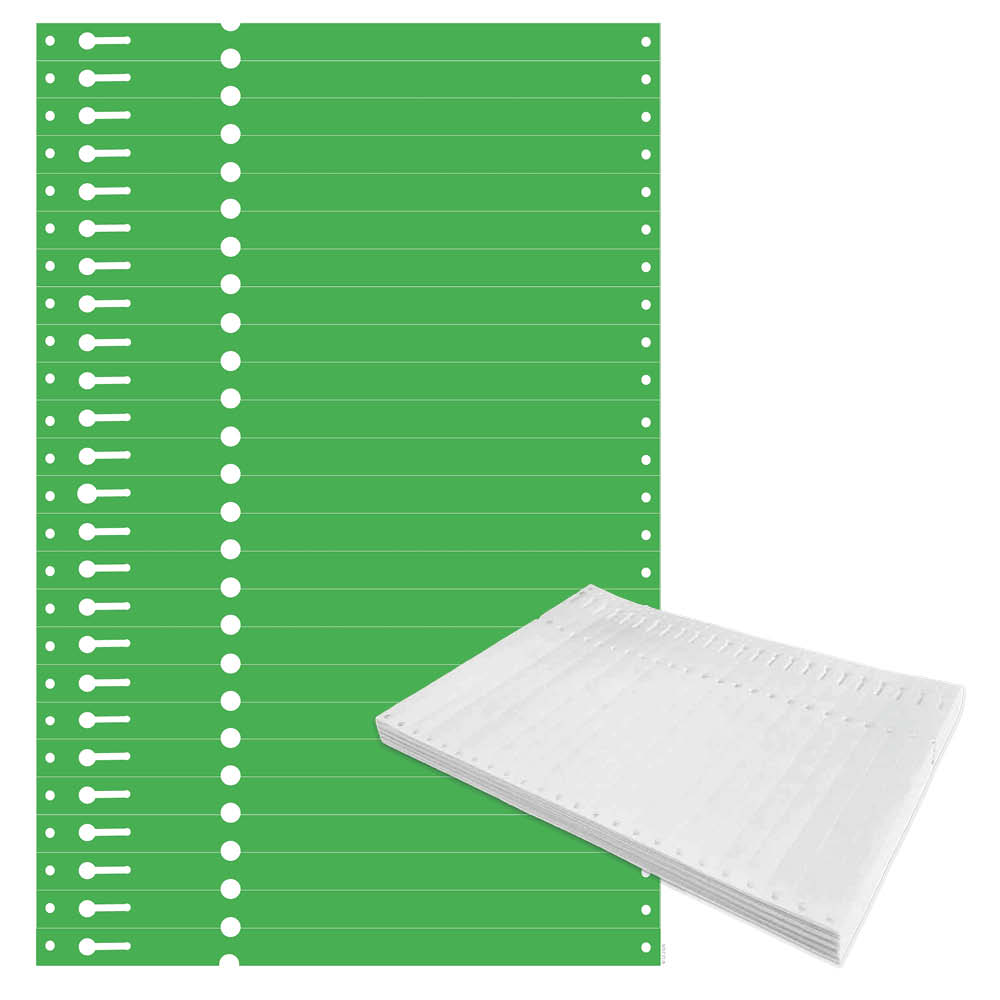 Tyvek®-Schlaufen-Etiketten - Format 220 x 13 mm - 8 Farben