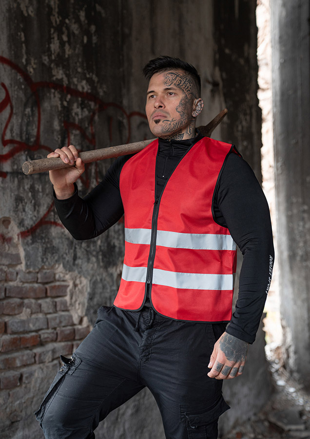 Korntex® Warnweste mit Reißverschluss „Cologne“ - Grün - XL