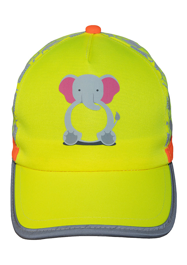 Korntex® Cap für Kinder "Funtastic Wildlife" - Gelb/Einhorn - Onesize