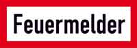 Feuerwehrzeichen Feuermeldestelle
