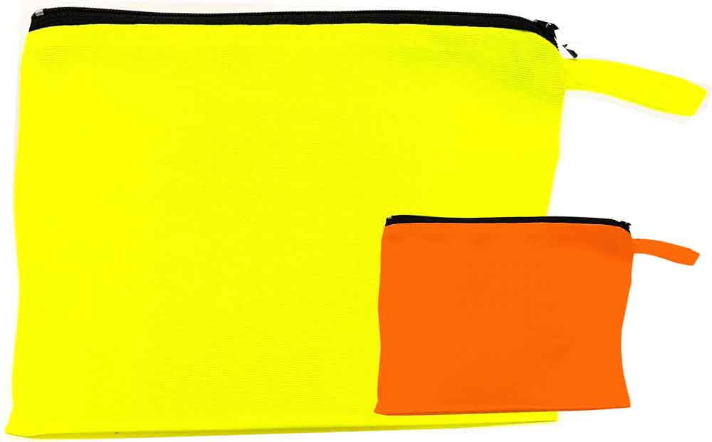 60-50-385-0-00-03-059-tasche-mit-warnweste-reissverschluss-gelb-orange-f108a9 Rechteckige Tasche - für Warnweste - Reißverschluss und Schlaufe
