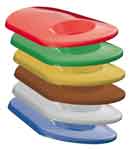 Deckelfarben der Wäschesammler