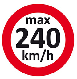50-60-240-0-00-15-002-geschwindigkeitsaufkleber-6f2647 Geschwindigkeitsaufkleber - 160-240 km/h - für Winterräder