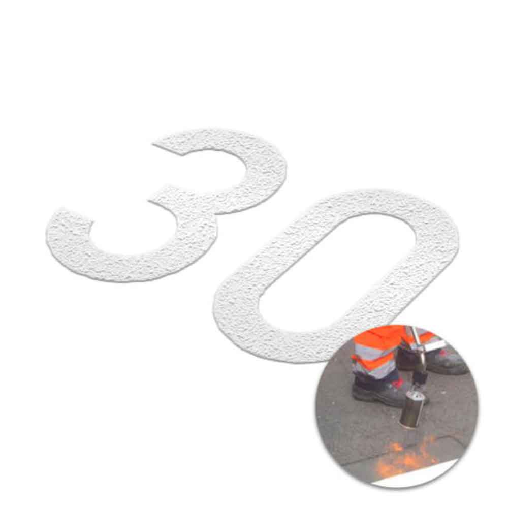 PREMARK® Symbol 30 km/h - thermoplastische Bodenmarkierung - in 2 Längen PREMARK® Symbol 30 km/h - thermoplastische Bodenmarkierung - in 2 Längen