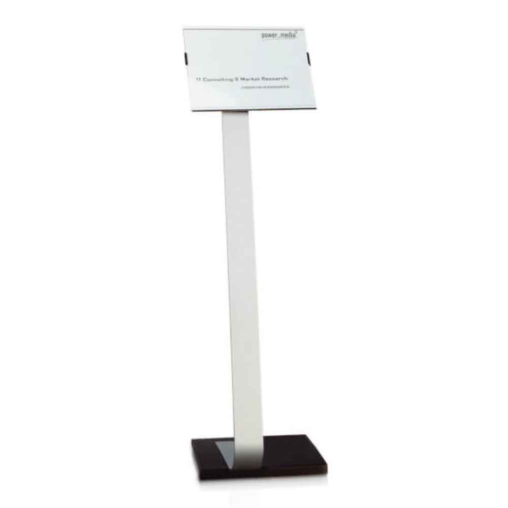 INFOSIGN Bodenaufsteller - für Infotafel A3 und A4 - mit schwerem Gussfuss INFOSIGN Bodenaufsteller - für Infotafel A3 und A4 - mit schwerem Gussfuss