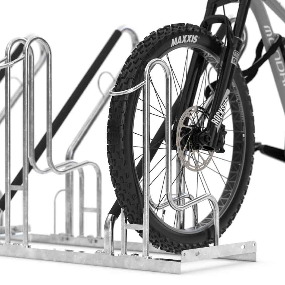 Fahrrad-Anlehnparker 4714 XBF - 4 Einstellplätze zweiseitig Fahrrad-Anlehnparker 4714 XBF - 4 Einstellplätze zweiseitig