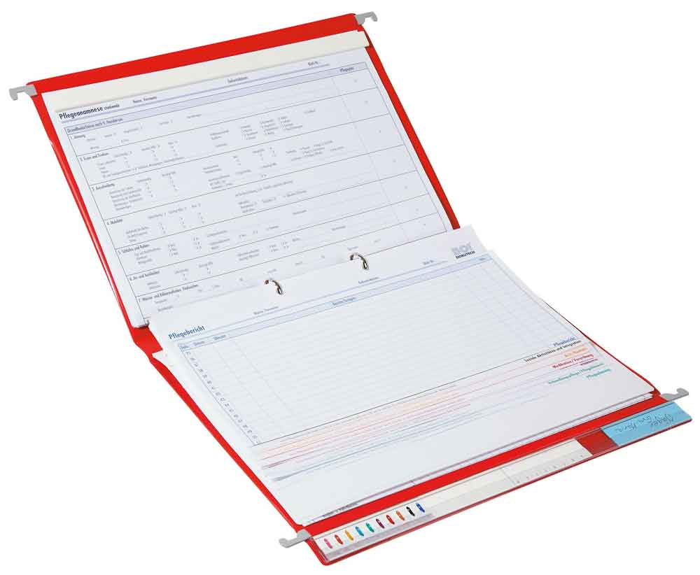 Hängemappe "click" stationär - stabiler Kunststoff mit 2-Ringmechanik Hängemappe "click" stationär - stabiler Kunststoff mit 2-Ringmechanik