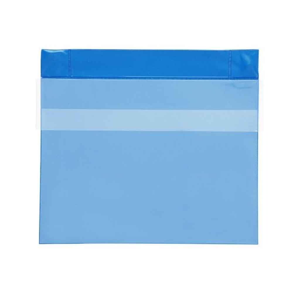 Neodym-Magnettaschen - plus 1 Magnetstreifen - Regenschutzklappe - DIN A4 quer - 4 Farben