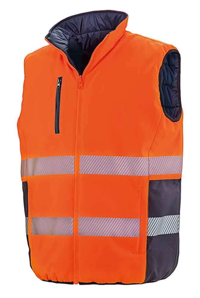 Sicherheits-Softshell-Wendeweste - Reflektierend - 2 Farben Sicherheits-Softshell-Wendeweste - Reflektierend - 2 Farben