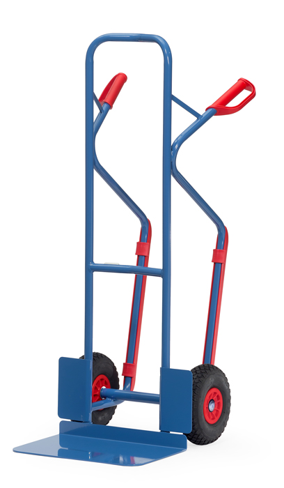 B1331P_fetra_stapelkarre-a685a0 Stapelkarre - Räder wahlweise - Kunststoff-Gleitkufen auswechselbar - Schaufelbreite 480 mm