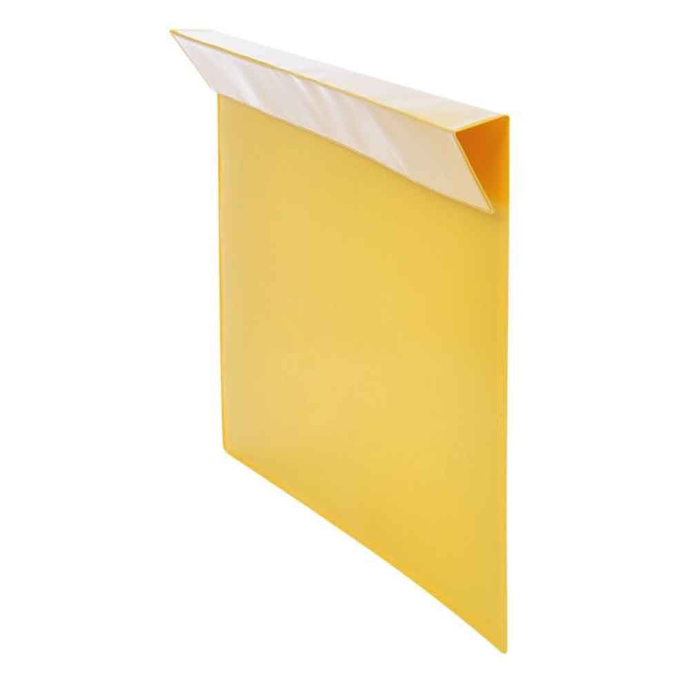 31-80-404-1-00-08-077-kennzeichnungstasche-aufsatzrahmen-gelb-2b0156 Kennzeichnungstasche für Aufsatzrahmen - DIN A4 quer - 4 Farben