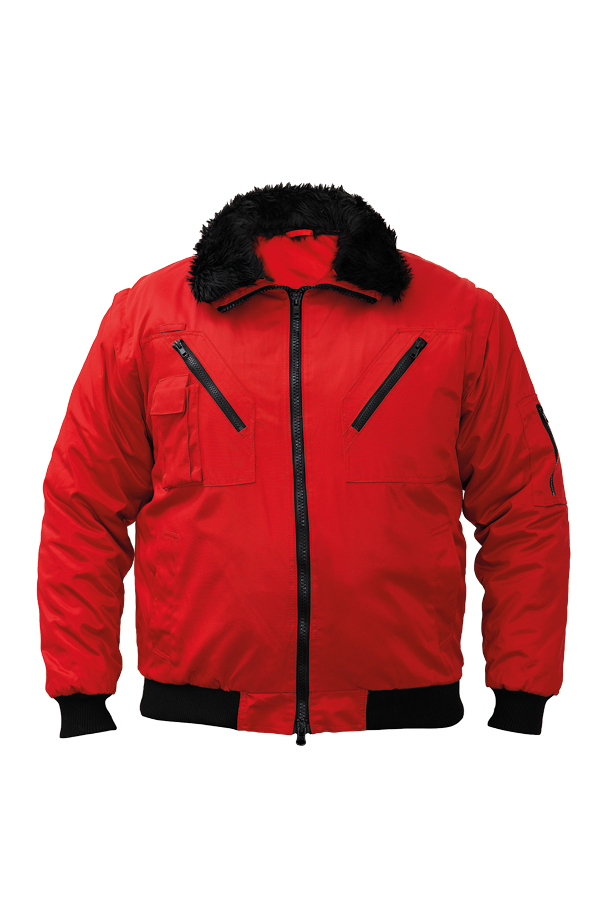 Korntex® Pilotenjacke „Oslo“ - Rot - XL